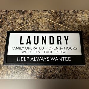 Cute laundry decor